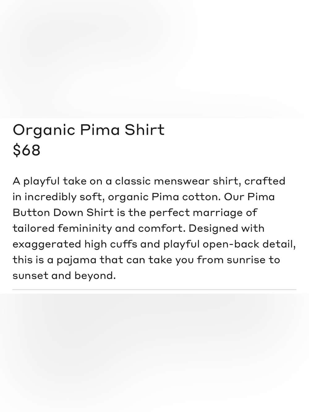 Cuyana Organic Pima Black Collared Button-Front Shirt - Picture 10 of 11